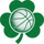 波士顿凯尔特人队Logo - 绿色三叶草与篮球图案